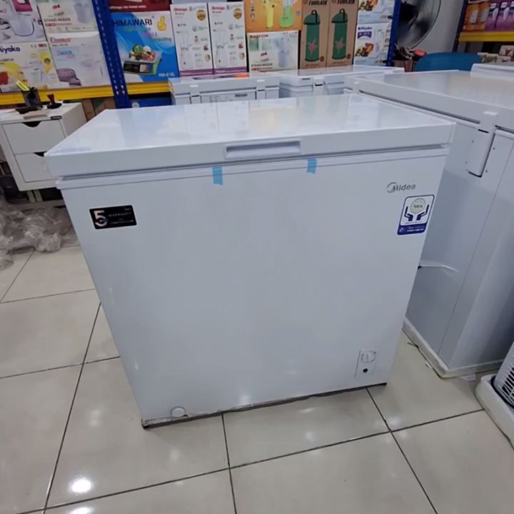 Chest Freezer MIDEA HS 258 CK 200 Liter Cooler BOX