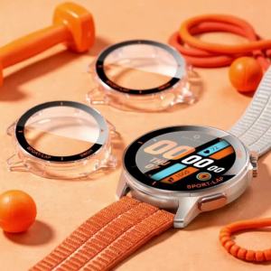 Shell For Huawei Watch GT Runner 2 Protective PC Case With Screen Tempered Glass Protector Watch Protection Cover With Film