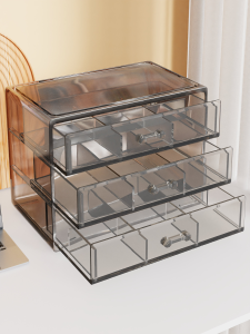 Dust-proof Large Capacity Organizer for Cables and Chargers Acrylic