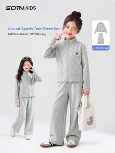 SQTN.KIDS | New Autumn Spring Girls Sportswear Set