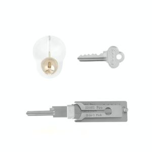 Lishi Yale Picks Picking 2-in-1 Locksmith Tools Master Key Decoder Micha Hooks Topolines for SS001 SS002 to Open Locks