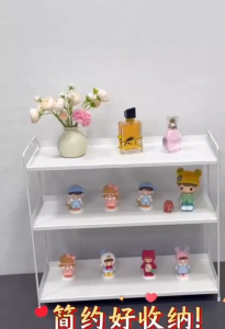 💟SOLUTION65💟 Powder Coated Metal Desktop Organizer Rack Desktop Shelf Desk Organizer Office Table Organizer Study Table Organizer Desktop Shelf Desktop Rack Kitchen Shelf Kitchen Organizer Rack Seasoning Holders Perfume Holders Cosmetic Holder