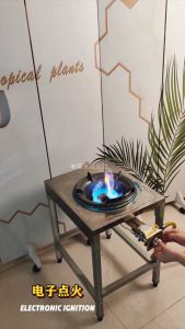 CHELSTAR 5E AUTO Gas Stove | High Pressure Cast Iron Burner | Stainless Steel Body