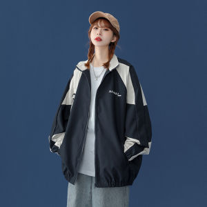 New 2025 Womens Casual Loose Short Baseball Jacket Windbreaker Outerwear Thin Style Spring Autumn Student Fashion Trend
