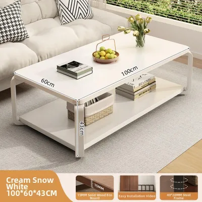 Minimalist Living Space Solid Wood Tea Table