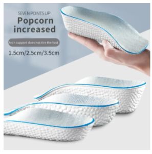 1Pair Height Increase Insoles for Men Women Shoes Flat Feet Arch Support Orthopedic Insoles Sneakers Heel Lift Half Shoe Pads