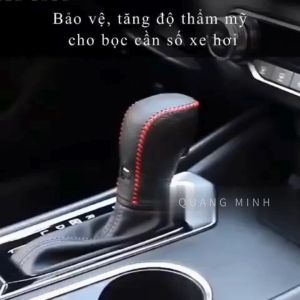 Bọc cần số da bò NAPPA nhập khẩu xe Mercedes Spinter MT  (6 Mẫu Lựa Chọn)