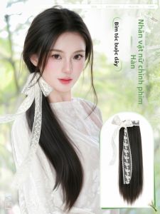 QIAOYIDUO | Self-Wrap Volumizing Lace Accessory Side Ponytail Wig