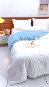 🔥NEW ARRIVALS NEW DESIGN 2500TC🔥5 IN 1 NEW-PURE BEDSHEET SET HIGH QUALITY SOFT COMFORTER