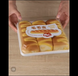 [10 PCS] Dessert Box PUTIH Aesthetic Premium Jumbo / Kotak Sandwich Kemasan Brownies Mika Transparan