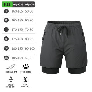 WOSAWE | WOSAWE Summer MTB Shorts Mountain Bike Cycling Padded Shorts Multi-Pockets Road Bike Trousers Outdoor Sports 2 in 1 Short Pants