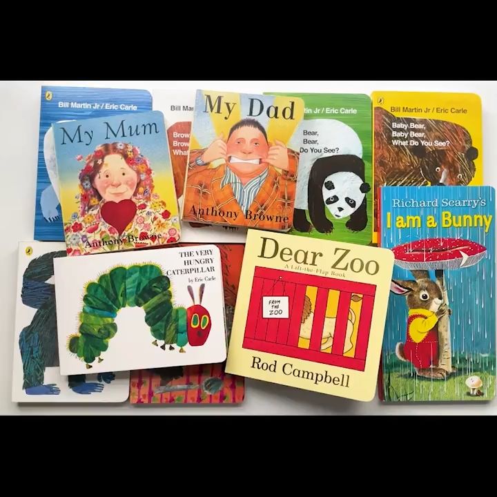 The Very Hungry Caterpillar / Eric Carle / Dear Zoo / Baby Kids Books ...