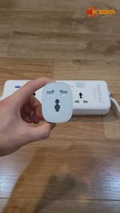 Ổ cắm thông minh wifi tuya công suất 16a hẹn giờ điều khiển từ xa bằng điện thoại