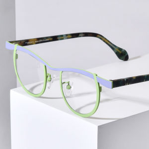 FONEX Acetate Titanium Glasses Frame Women New Fashion Brand Design Vintage Retro Square Cat Eye Eyeglasses Men High-Quality Japanese Optical Eyewear 85884