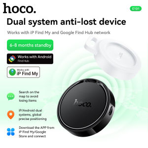 [Dành cho iOS & Android] Thiết bị định vị thẻ mini thông minh HOCO E101 thiết bị nhắc nhở thông minh chống mất thiết bị của tôi thiết bị bộ theo dõi GPS mạng bị mất nhắc nhở cho chìa khóa & thú cưng & Túi Ví & xe hơi