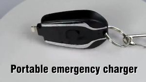 Portable Power Bank 1500mAh  For Type C or IOS Keychain Charger Interface Mini Emergency Power Fast Charging