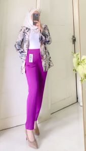 PANTS BASIC SCUBA BIG JUMBO TEBAL STRECHY