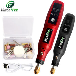 USB Cordless Rotary Tool Kit Woodworking Engraving Pen DIY For Jewelry Metal Glass Mini Wireless Drill With 24PCS Accessory
