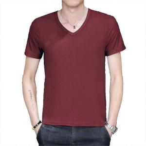 Mens Pure White Short Sleeve Slim Fit Fitness T-Shirt