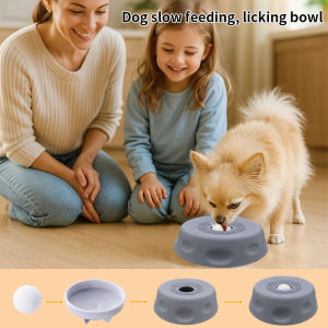 1.5L/50Oz Automatic Pet Water Fountain Slow Water Bowl for Dogs Cat Water Bowl No Spill ABS Resin No Spill Water Bowl for Small Medium Cats and Dogs