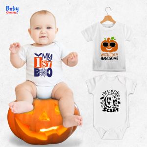 Baby Onesies PH Halloween Baby Clothes 0-12 months Newborn Baby Boy Girl Cotton Bodysuit Trick or Treat Outfit