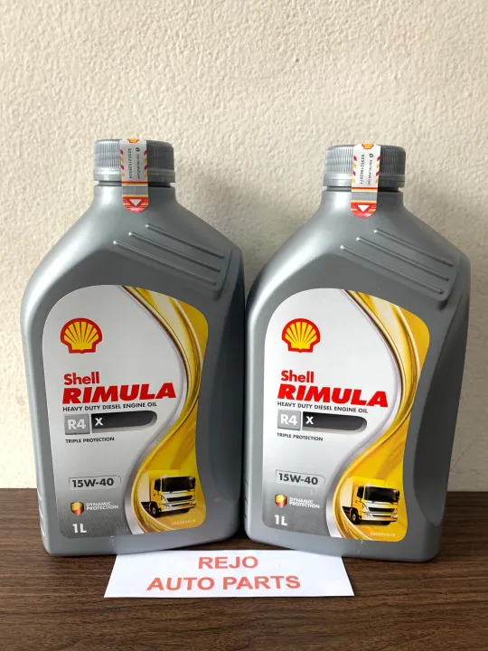 Shell Helix R4x Oli Mesin Shell Helix Rimula R4X 15W-40 1Liter - Oli Mobil Diesel ...