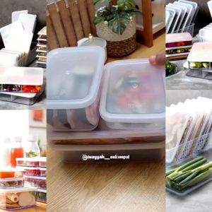 Flexible Flat 300ml ( 14*10*3.6 cm ) - Food Container