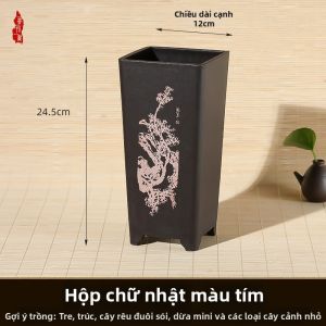 CHIZHIDU | Chậu Sơ Sinh Giống Đất Nung Gốm Resin