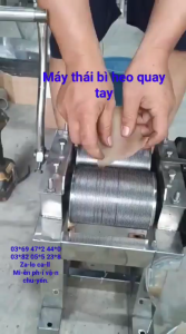 Máy Thái Bì Heo Làm Nem Chua Máy Thái Bì Heo Làm Bì Chả Quay Tay Khung Inox