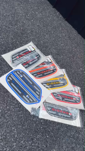 แผ่นยางรองพื้นรถ GIORNO 2023-25 (ซ้าย+ขวา) พร้อมน๊อตและบูช แผ่นวางเท้าจีออโน่ แผ่นยางวางเท้าGiorno