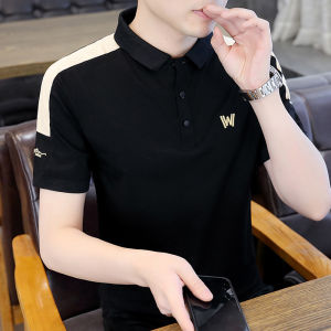 Áo Thun Polo Nam Tay Ngắn Chất Lượng Cao Mùa Hè 2024 Phong Cách Mới Công Sở Thường Ngày Ôm Vừa Vặn Cổ Polo Tay Lửng