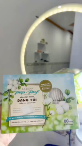 Bông Tẩy Trang Dạng Túi Xỏ Ngón POP-PUF | Mềm Mịn Không Để Lại Xơ Bông | 80 Miếng/Hộp