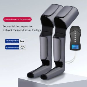 Handheld Controller Electric Sequential Air Compression Slimming Leg Calf Foot Massager Belt Improve Blood Circulation Massage Wraps