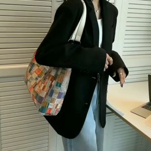KI119 Realpic & Video Tas Tote Bag Wanita Import Totebag Wanita Impor Tas Tangan Ukuran Besar Kulit PU