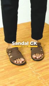 Zeger Sandal Kulit Jepit Pria - GK341