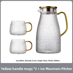 Single | Stylish Heat-resistant Hammered Glass Cups