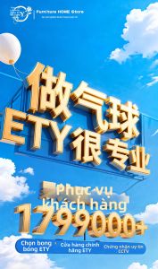 ETY | Nền Trang Trí Bóng Bay Macaron Sang Trọng Cho Lễ Sinh Nhật