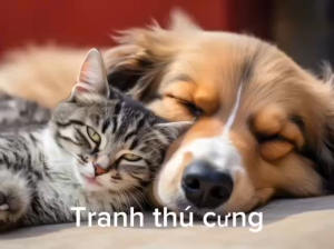Tranh Thú Cưng - Vẽ Tay Theo Yêu Cầu - Acrylic Sơn dầu - VIETSMART ART
