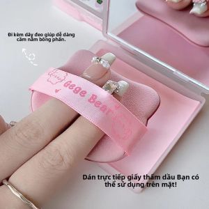 Giấy Thấm Dầu Mặt Gege Bear Dạng Gói Nhỏ Kiểm Soát Dầu Làm Sạch Khăn Lau Mặt Thấm Dầu