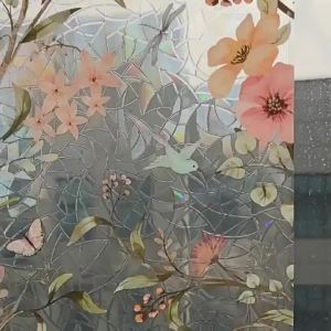 Daisy Kính Màu Cửa Sổ Phim Nhãn Dán Riêng Tư Vinyl Trang Trí Nhà Cửa Phim Kính Cách Nhiệt Bảo Vệ Tia Cực Tím Tĩnh Điện Bám Dính