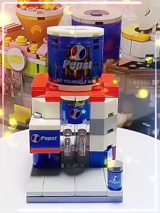 Street View Building Blocks Food Architectural Series Combinable Building Block Interest Set For Kid