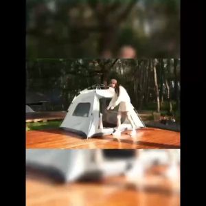 Outdoor portable automatic inflatable mattress camping travel double portable storage folding bed outdoor inflatable mattress camping mattress