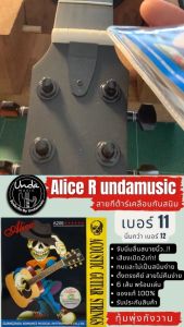 Alice R Acoustic Guitar Set with Free Capo and Picks - 11/12 Strings High-Quality Guitar Accessories