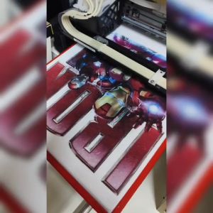 เสื้อยืดงานออกแบบ ลาย ironman ใส่สะบาย ผ้าไม่ย้วย สีไม่ลอก