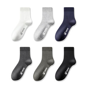 CMENIN  5 Pairs Cotton Man Socks Set Antibacterial Mens Mid Tube Socks Deodorant Breathable Anti Slip Sock Harajuku MQL2B28048