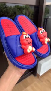 Sandal Selop Karet Anak Laki-Laki 1-10 Tahun Karakter Dino Terbaru