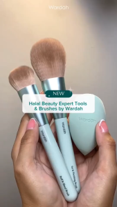 Wardah Halal Tools Brush Wardah Buff & Blend Brush | Set & Finishing Brush | Beauty Blender