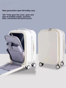 Ruiwen Fashion Hardshell Luggage Aluminum Frame Suitcase Universal Wheel Handbag Travel Bag for Men And Women with Computer Slot