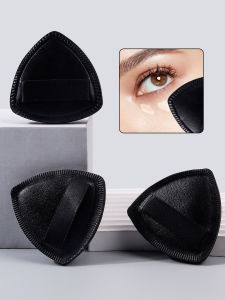 3 Miếng Bọt Biển Trang Điểm Hình Tam Giác Mềm Mại Cho Nữ Dùng Được Cho Phấn Phủ Và Kem Nền Dạng Lỏng Chất Liệu Polyurethane Thấm Nước