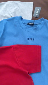 พร้อมส่ง🍒เสื้อครอปสาวอวบ ปัก jubu ผ้ายูนิโคล ทรงเบสิคไซส์ใหญ่ อก36-46นิ้ว เสื้อยืดคอกลม#591